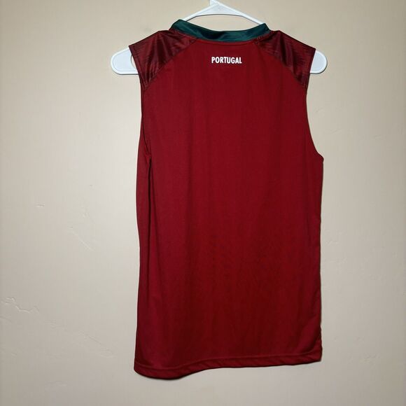 Força Portugal Game Tank Top Men’s XXS Fúttbol Soccer Jersey Red White Shirt - Picture 5 of 11